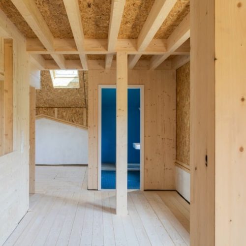 Ossature en bois apparent